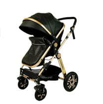 Carrinho de Bebê Club Baby Premium / Preto / Pronto para Envio