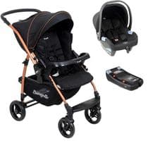 Carrinho Passeio Bebe Conforto Base Burigotto Rio K Preto Cobre