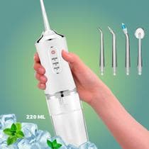 Limpador Bucal Elétrico Jato Potente Bivolt Para Limpeza De Implantes E Prótese