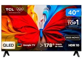 Smart TV QLED 40 Full HD Wi-Fi Android 40S5K TCL