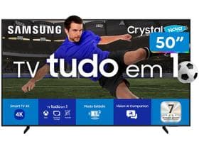 Smart TV Samsung 50" UHD 4K 50DU7700 com Xbox Game Pass, IA Energy Mode, Alexa built in