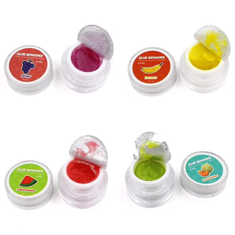 Fragrancy Smell Eyelash Glue Remover 5g Fruit Flavour Removal Cream Professional for Eyelash Extensions Makeup Tools