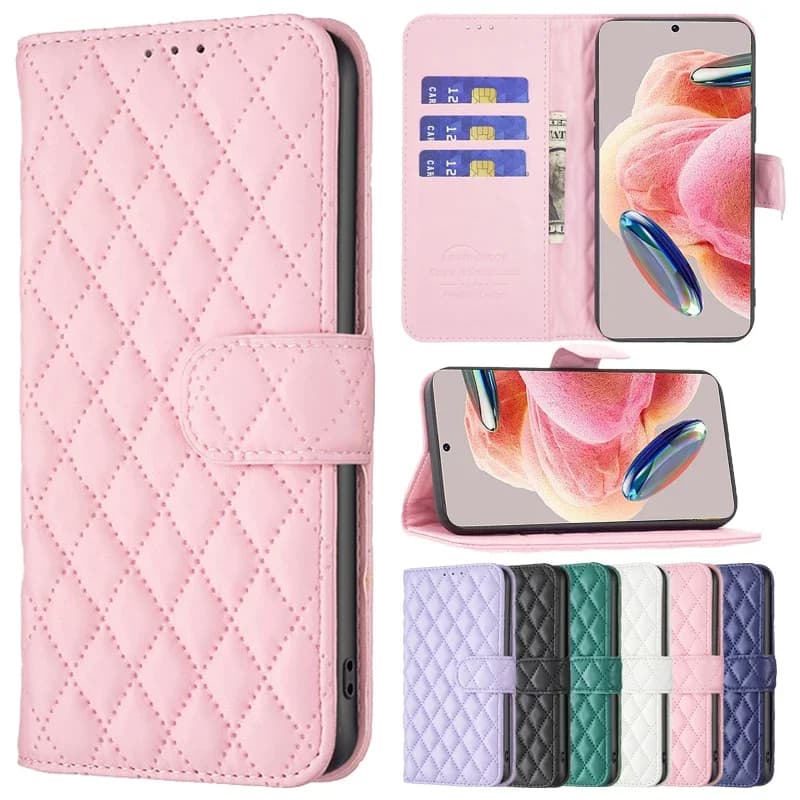 Wallet Small Fragrance Magnetic Flip Leather Case For Xiaomi 15T 13T 11T Redmi 14C 13C 12C Note 14 Pro+ 14S 13 12S 11 10 Pro