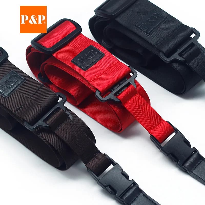 New Foreign Trade Product Hot Sale Guitar Strap Nylon Leather for Guitar Ballad Electric Guitar Strap