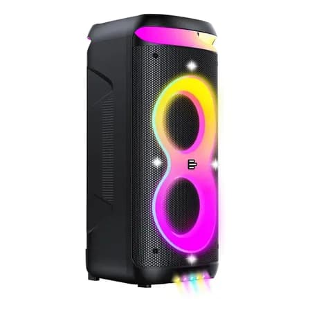 Caixa De Som Bluetooth Pulsebox 3 1400w Tws Karaoke Led Preto - Sp511 127/220v